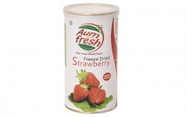 Aum Fresh Freeze Dried Strawberry   Tin  25 grams